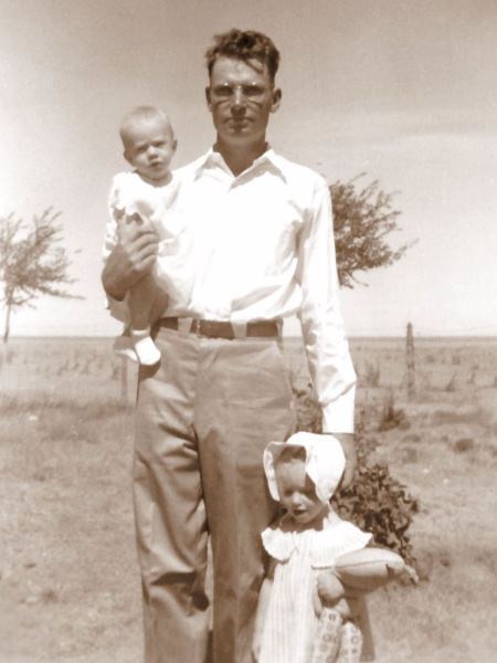 1940 AJ, George, and Georgia in the summertime